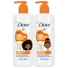 Conjunto de shampoo e condicionador Dove Love Collection Kids Curly