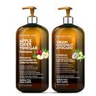 Conjunto de shampoo e condicionador Majestic Pure Apple Cider Vinagre