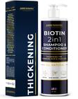 Conjunto de shampoo e condicionador Paisle Botanics Biotin 2 em 1