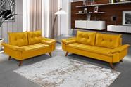 Conjunto De Sofa Bariloche 2 E 3 Lugares Essencial Estofados