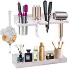 Conjunto de suporte de parede Hair Tool Organizer de 2 camadas