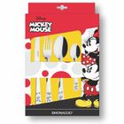 Conjunto de Talheres em Inox Simonaggio Disney - Minnie e Mickey - 24 Pçs
