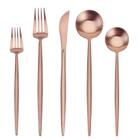 Conjunto de Talheres SHARECOOK Matte Copper 20 Peças - Aço Inoxidável