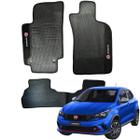 Conjunto De Tapetes 3 Unidades Preto Fiat Argo 17 18 19 20 21 22 23 24 Protetor Interno Flexivel