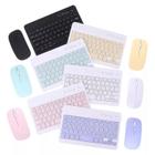 Conjunto de teclado e mouse Bluetooth recarregável, ultrafino, portátil, compacto, sem fio, para Android IOS