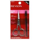 Conjunto de tesouras e pincéis para modelar sobrancelhas Revlon 2 Pc