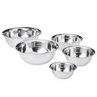 Conjunto De Tigelas Bowls Em Aço Inox - 5 Peças - Home & More