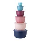 Conjunto de Tigelas de Preparação COOK WITH COLOR - 12 Peças com Tampas