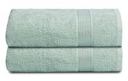 Conjunto de toalhas de banho Belizzi Home Cotton, pacote com 2 unidades, 70x140cm, verde marinho