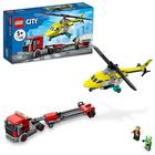 Conjunto de transporte de helicóptero LEGO Rescue