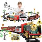 Conjunto de trem elétrico Mini Tudou Christmas com controle remoto