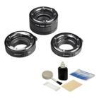 Conjunto de tubos de extensão Kenko DG (12, 20 e 36 mm) para câmeras Nikon