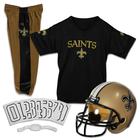 Conjunto de uniformes de futebol Franklin Sports New Orleans Saints Kids