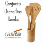 Conjunto De Utensilios 30 Cm 5 Pcs Bambu Casita