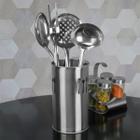 Conjunto De Utensílios Aço Inox Com Copo 5 Peças Wincy