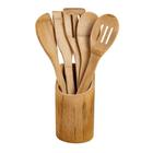 Conjunto De Utensílios Bambu 6 Peças - Dolce Home