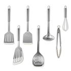 Conjunto de utensílios de cozinha CAROTE 7PCS em aço inoxidável com silicone