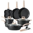 Conjunto de utensílios de cozinha CAROTE Classic Black Induction 13 peças