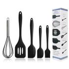 Conjunto De Utensílios De Cozinha Colheres De Silicone 5 Pçs