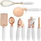 Conjunto de utensílios de cozinha de aço inoxidável de 7 peças Wokex Rose Gold