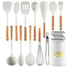 Conjunto de utensílios de cozinha Keidason, 13 peças de silicone antiaderente