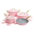 Conjunto de utensílios de cozinha Paris Hilton Iconic Nonstick, 10 peças, rosa