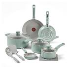 Conjunto de utensílios de cozinha T-Fal Refresh Ceramic Non Stick de 12 peças