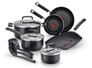 Conjunto de utensílios de cozinha T-fal Signature Nonstick de 12 peças, seguro para forno 175