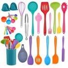 Conjunto de utensílios de cozinha TeamFar 28 PC Panelas antiaderentes de silicone