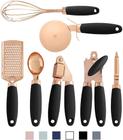 Conjunto de Utensílios de Cozinha Wokex 7 Peças - Aço Inoxidável com Revestimento de Cobre