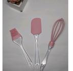 Conjunto de utensílios de silicone 3 peças cozinha