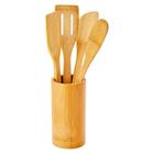 Conjunto de Utensílios Ecokitchen em Bambu com 5 Peças Mimo Style