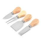 Conjunto De Utensílios Para Queijo Bambu 4Pçs Class Home