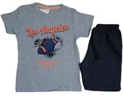 Conjunto de verão masculino infantil