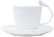 Conjunto de Xícaras de Café de Porcelana Passarinhos 85 ml