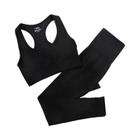 Conjunto de Yoga Sem Costura Feminino - Roupas de Ginástica e Fitness