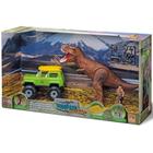 Conjunto Dino Park Hunters Boneco E Carrinho Cenário Brinquedo - Bee Toys