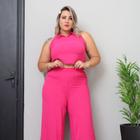 conjunto de calca pantalona e cropped em Promoção no Magazine Luiza