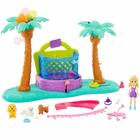 Conjunto e Boneca - Polly Pocket - Parque de Diversões dos Cachorrinhos - Mattel