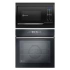 Conjunto Electrolux de Embutir Forno Elétrico 80L com FoodSensor e Micro ondas 34L com Painel Digital e Função Tira odor 220V