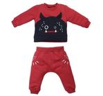 Conjunto em Moletom Godzilla Vermelho