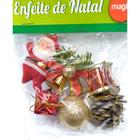 Conjunto Enfeites Sortidos de Natal 3,6cm com 6 - Yangzi