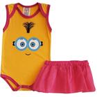 Conjunto Fantasia Infantil Feminino Body e Saia Muvile