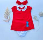 Conjunto Fantasia Monica 3 Peças - GD BABY KIDS