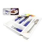 Conjunto Faqueiro 24 Peças Organizador Gaveta Colher Grande Cozinha Roxo - 04901 Taumer