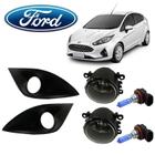 Conjunto Farol de Neblina e Moldura Fiesta 2012 H11 SB Par