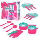 Conjunto Faz De Conta Utensílios Para Cozinha Infantil Meninas Rosa Cardoso Toys