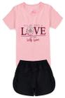 Conjunto Fem- Love Girassol- Maydukids