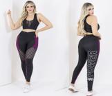 Calça legging 3d academia cirre fitness foto real - FEMINEBR - Calça Legging  - Magazine Luiza