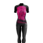 Conjunto Feminino de Ciclismo Camisa Manga Curta + Calça Gel - TR4